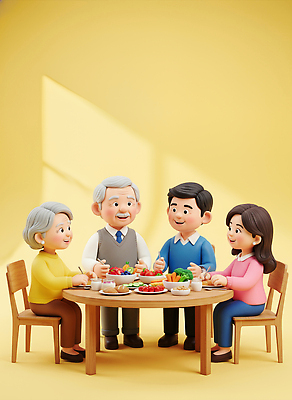 JPG 편집이미지 행복 음식 가족 관계 놀이 탁자 따뜻함 건강 대화 웃음 일상 부모 식사 자녀 저녁 순간 편집3D AI컴퓨터그래픽 AI콘텐츠 감정 가구 표정 말하기 라이프 3D 야간 파일형식