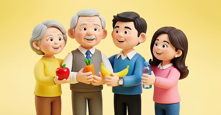 JPG 편집이미지 행복 어린이 채소 과일 가족 건강 대화 사랑 웃음 성인 일상 부모 채식 식습관 편집3D AI컴퓨터그래픽 AI콘텐츠 감정 관계 표정 말하기 사람 라이프 3D 파일형식