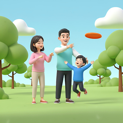 JPG 나무 편집이미지 공원 행복 아들 가족 모션 놀이 웃음 초원 부모 태양 시간 놀이기구 즐거움 편집3D AI컴퓨터그래픽 AI콘텐츠 자연요소 식물 공공시설 감정 관계 표정 3D 파일형식