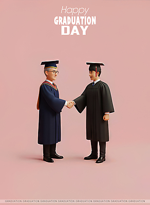 JPG 편집이미지 교육 남자 졸업 학교 가족 성공 졸업식 악수 기념 졸업생 이벤트 친구 교수 축제 기쁨 축하 기념사진 편집3D AI컴퓨터그래픽 AI콘텐츠 감정 컨셉 관계 사람 손짓 3D 교사 파일형식