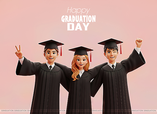 JPG 편집이미지 학생 손 여자 교육 기념일 남자 행복 학사모 졸업 학교 성공 졸업식 함께함 세명 친구 축제 기쁨 축하 친목 기념사진 편집3D AI컴퓨터그래픽 AI콘텐츠 모자_잡화 감정 컨셉 관계 사람 이벤트 신체부위 3D 파일형식