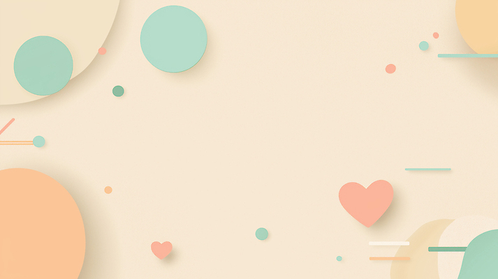 JPG 편집이미지 디자인 예술 컬러 백그라운드 패턴 장식 공간 하트 원형 편안함 모던 심플 부드러움 기하학 조화 색채 스타일 세련 이미지편집 AI컴퓨터그래픽 AI콘텐츠 모양 도형 무늬 감각 파일형식