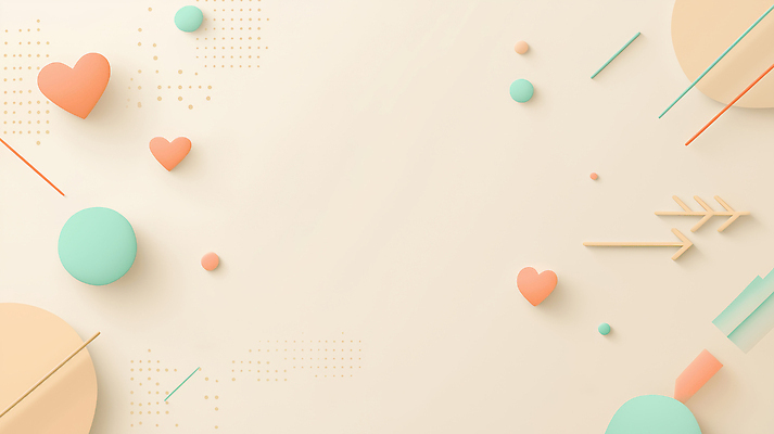 JPG 모양 편집이미지 디자인 예술 컬러 백그라운드 패턴 추상 장식 심장 점 원형 모던 부드러움 기하학 조화 꾸밈 성격 창의성 이미지편집 AI컴퓨터그래픽 AI콘텐츠 도형 무늬 장기_의학 감각 파일형식