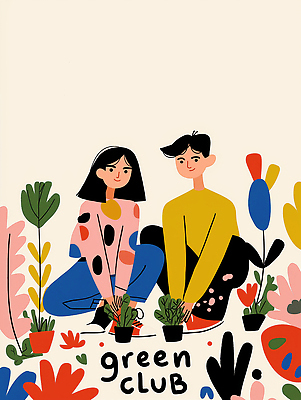 JPG 식물 컬러 백그라운드 일러스트 모션 자연 여러명 취미 친구 환경 시간 즐거움 그림 화사함 소통 가꾸기 배양 식물심기 창의성 아기자기 국내일러스트 AI일러스트 AI콘텐츠 감정 다수 컨셉 관계 사람 생태계 심기 파일형식