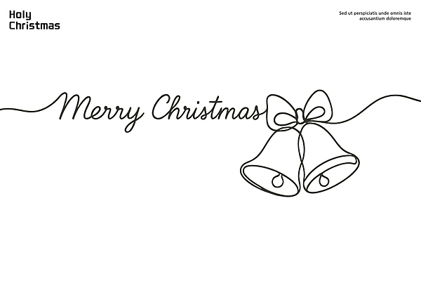 손글씨 디자인 기념일 행복 감정 리본 예술 크리스마스 겨울 일러스트 기념 사랑 장식 기쁨 종 축하 메시지 축하카드 국내일러스트 AI파일 계절 컨셉 카드_감사 이벤트 파일형식 벡터