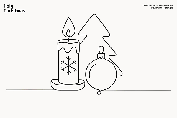 나무 기념일 감정 크리스마스 겨울 일러스트 촛불 가족 기념 따뜻함 풍경 장식 축제 대기 준비 뷰티풀 색채 국내일러스트 AI파일 식물 계절 초 관계 이벤트 파일형식 벡터