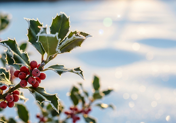 JPG 식물 편집이미지 계절 열매 잎 겨울 자연 가지 풍경 얼음 신선 차가움 호랑가시나무열매 편집실사 AI포토 AI콘텐츠 자연요소 채소 CG 생태계 파일형식