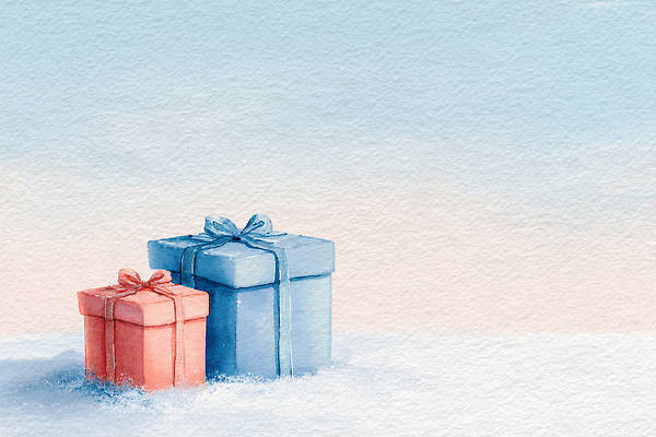 JPG 디자인 기념일 감정 리본 분홍색 컬러 백그라운드 겨울 일러스트 선물 장식 파란색 상자 축제 기쁨 두개 크기 서프라이즈 뷰티풀 재현 화창 국내일러스트 AI일러스트 AI콘텐츠 계절 컨셉 2 날씨 이벤트 파일형식