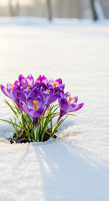 JPG 식물 편집이미지 꽃 꽃밭 겨울 자연 생명 날씨 햇빛 일출 설원 보라색 봄 성장 뷰티풀 사프란 편집실사 AI포토 AI콘텐츠 계절 컬러 눈_날씨 태양 노을 향신료 CG 생태계 파일형식