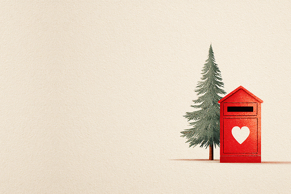 JPG 나무 디자인 감정 상징 백그라운드 일러스트 자연 따뜻함 사랑 공간 하트 소나무 메시지 우편물 조화 전송 소통 뷰티풀 창의성 국내일러스트 AI일러스트 AI콘텐츠 모양 식물 컨셉 생태계 파일형식