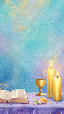 JPG 종교 종이 예술 상징 백그라운드 일러스트 촛불 탁자 창조 책 평화 고요 물감 기도 편안함 제사 예배 국내일러스트 AI일러스트 AI콘텐츠 가구 컨셉 초 미술도구 감각 전통의례 파일형식