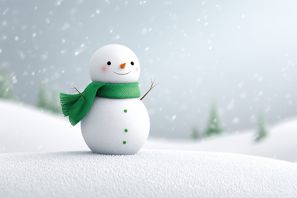 JPG 나무 편집이미지 겨울 가족 자연 눈사람 산 미소 풍경 초록색 스카프 즐거움 흰눈 눈내림 이미지편집 AI컴퓨터그래픽 AI콘텐츠 식물 계절 감정 컬러 관계 눈_날씨 표정 목도리 생태계 파일형식