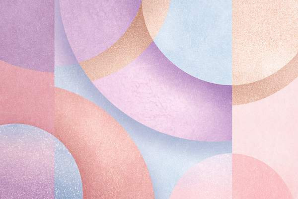 JPG 디자인 예술 컬러 백그라운드 패턴 일러스트 그래픽 원형 감각 고급 편안함 모던 부드러움 파스텔 조화 색감 파스텔톤 디지털아트 지오메트릭 국내일러스트 AI일러스트 AI콘텐츠 도형 컨셉 무늬 학용품 파일형식