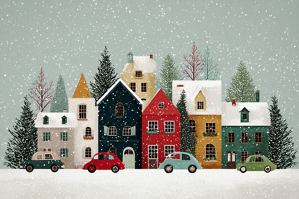 JPG 나무 컬러 크리스마스 겨울 일러스트 자동차 자연 하늘 동화 거리 주택 따뜻함 풍경 마을 고요 작음 풍경화 국내일러스트 AI일러스트 AI콘텐츠 식물 계절 기념일 육상교통 건물 크기 그림 생태계 파일형식