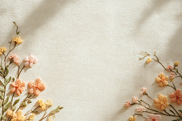 JPG 편집이미지 디자인 꽃 예술 컬러 백그라운드 자연 장식 직물 자수 베이지색 뷰티풀 수예 핸드메이드 편집실사 식물 취미 CG 생태계 파일형식