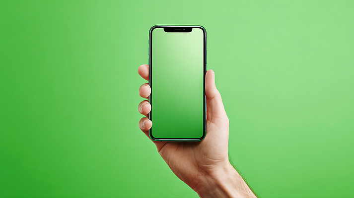 JPG 편집이미지 손 디자인 백그라운드 통신 기술 일상 초록색 스마트폰 핸드폰 디지털 스크린 소통 의료성형뷰티 편집실사 AI인물포토 AI콘텐츠 컬러 컨셉 라이프 신체부위 전자제품 스마트기기 CG 파일형식 AI포토