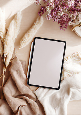 JPG 편집이미지 디자인 여유 자연 탁자 창조 인테리어 태블릿 흰색 편안함 오브젝트 패드 소셜 목업 스타일 편집실사 AI포토 AI콘텐츠 감정 컬러 가구 전자제품 스마트기기 감각 CG 생태계 파일형식