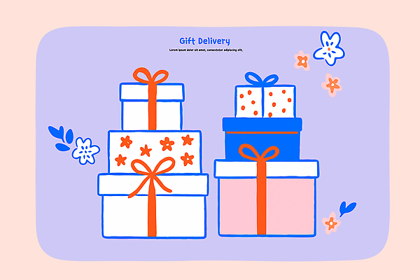 디자인 기념일 리본 컬러 크리스마스 일러스트 선물포장 선물 사랑 이벤트 장식 상자 귀여움 우정 축하 생일 배송 그림 국내일러스트 AI파일 감정 컨셉 포장 친구 파일형식 벡터