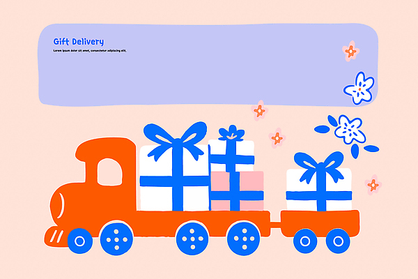 디자인 기념일 꽃 행복 컬러 일러스트 포장 자동차 선물 이벤트 장식 상자 축제 기차 소중 배송 그림 전달 생동감 국내일러스트 AI파일 식물 감정 육상교통 컨셉 대중교통 파일형식 벡터