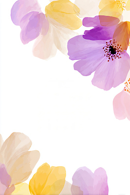 식물 컬러 컨셉 무늬 문화예술 감각 생태계 파일형식 꽃 수채화 자연 예술 백그라운드 뷰티풀 보라색 노란색 분홍색 부드러움 조화 디자인 장식 화사함 미술 그림 패턴 창의성 JPG 국내일러스트 일러스트