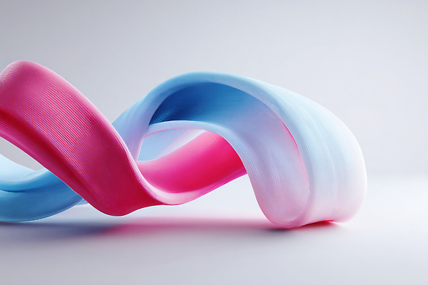 JPG 모양 편집이미지 디자인 리본 예술 분홍색 컬러 곡선 장식 파란색 빛 직물 질감 부드러움 조화 웹디자인 이미지편집 선 감각 파일형식