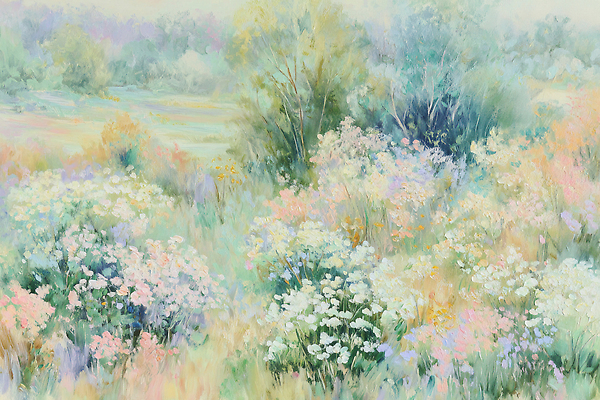 JPG 식물 계절 꽃 컬러 백그라운드 일러스트 자연 생명 아침 풍경 초원 햇빛 정원 소리 고요 들꽃 향기 뷰티풀 국내일러스트 AI일러스트 AI콘텐츠 주간 태양 생태계 냄새 파일형식