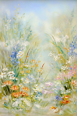 JPG 꽃 예술 컬러 일러스트 봄꽃 자연 하늘 생명 풍경 햇빛 정원 봄 감상 들꽃 시원함 부드러움 화사함 파스텔 조화 만개 뷰티풀 국내일러스트 AI일러스트 AI콘텐츠 식물 계절 컨셉 학용품 태양 감각 생태계 파일형식