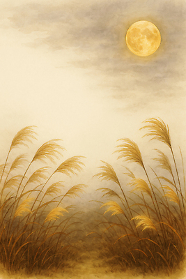 JPG 여유 일러스트 자연 밤하늘 하늘 바람 조명 풍경 초원 평화 고요 보름달 신비 시원함 뷰티풀 전경 국내일러스트 AI일러스트 AI콘텐츠 자연요소 감정 컨셉 날씨 달 야간 생태계 파일형식 탑뷰