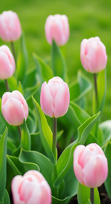 식물 계절 꽃 컬러 태양 상점 CG 생태계 파일형식 튤립 분홍색 정원 봄 초원 자연 뷰티풀 생명 햇빛 꽃집 초록색 편집이미지 편집실사 JPG