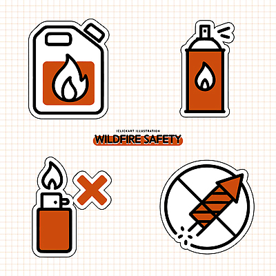 아이콘 불꽃 경고 안전 환경 긴급 소방 자연재해 저장 예방 화재 소화기 산불 2D아이콘 AI파일 불 안전장비 사건 재해 파일형식 벡터