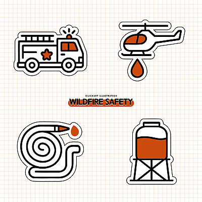 아이콘 자동차 안전 응급 구출 헬리콥터 소방관 소방 예방 화재 호스 산불 물탱크 2D아이콘 AI파일 육상교통 비행기 긴급 도움 구조원 사건 파일형식 벡터