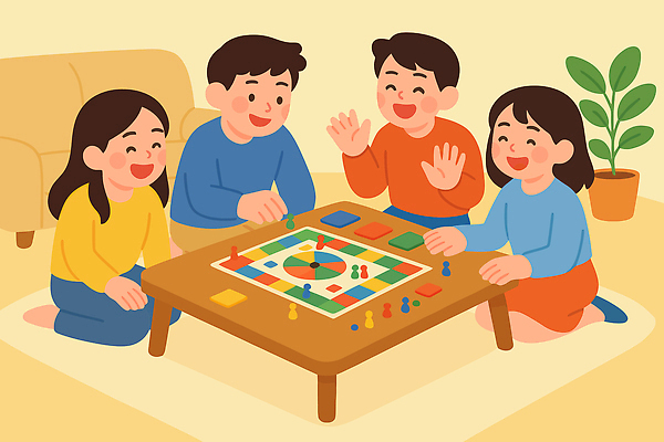 문화 컬러 일러스트 가족 모션 놀이 탁자 휴식 주택 웃음 친구 디지털 교양 게임 즐거움 보드게임 소통 오후 디톡스 국내일러스트 AI파일 감정 가구 컨셉 관계 표정 건강 건물 파일형식 벡터