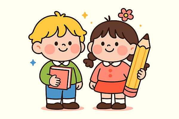 손 어린이 예술 컬러 백그라운드 일러스트 학교 놀이 웃음 책 친구 학습 장난감 연필 귀여움 분위기 크레파스 단순화된 상상력 창의력 국내일러스트 AI파일 교육 컨셉 관계 학용품 표정 사람 신체부위 필기구 파일형식 벡터