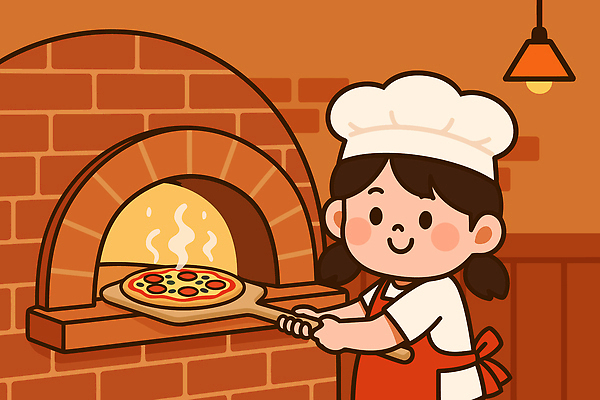 음식 일러스트 재료 탁자 주방용품 조명 피자 요리 주방 요리사 주황색 오븐 맛 편안함 구이 계산대 스토리 피자집 국내일러스트 AI파일 직업 컬러 가구 생활용품 컨셉 패스트푸드 서양음식 상점 가전제품 감각 파일형식 벡터