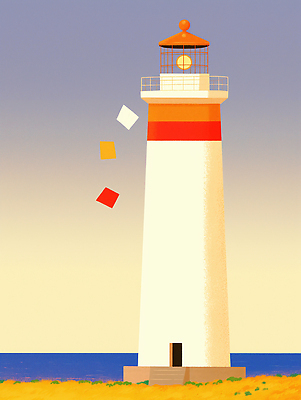 JPG 감정 종이 바다 컬러 조각 여행 일러스트 자연 하늘 바람 조명 등대 풍경 해변 건물 평화 일몰 뷰티풀 국내일러스트 AI일러스트 AI콘텐츠 자연요소 건축물 컨셉 날씨 노을 생태계 파일형식