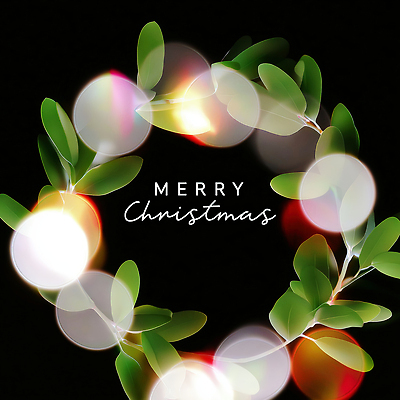 JPG 편집이미지 크리스마스 겨울 전구 나뭇잎 따뜻함 장식 초록색 축제 축하 휴일 분위기 크리스마스리스 Wreath 이미지편집 AI컴퓨터그래픽 AI콘텐츠 계절 기념일 컬러 컨셉 잎 화환 파일형식