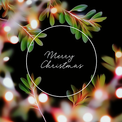 JPG 편집이미지 디자인 기념일 행복 잎 크리스마스 겨울 자연 조명 장식 반짝임 축제 축하 뷰티풀 연말 크리스마스리스 이미지편집 AI컴퓨터그래픽 AI콘텐츠 식물 계절 감정 컨셉 모션 이벤트 화환 생태계 파일형식