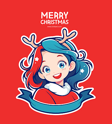 캐릭터 디자인 행복 여유 백그라운드 크리스마스 일러스트 뿔 따뜻함 대화 웃음 빨간색 산타클로스 귀여움 축제 기쁨 분위기 색감 국내일러스트 AI파일 기념일 감정 컬러 컨셉 표정 말하기 파일형식 벡터