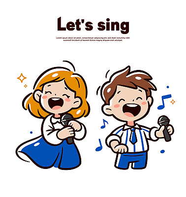 감정 어린이 음악 일러스트 노래 모션 함께함 웃음 친구 컬러풀 공연 에너지 무대 표현 춤 마이크 즐거움 국내일러스트 AI파일 컬러 음향기기 컨셉 관계 문화예술 표정 사람 이벤트 파일형식 벡터