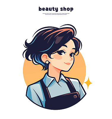 헤어스타일 여자 패션 일러스트 표정 청춘 뷰티 머리 치킨 도구 작업 전문직 미용실 편안함 이발 오브젝트 창의성 스타일 국내일러스트 AI파일 직업 컨셉 사람 신체부위 감각 뷰티샵 닭고기요리 파일형식 벡터