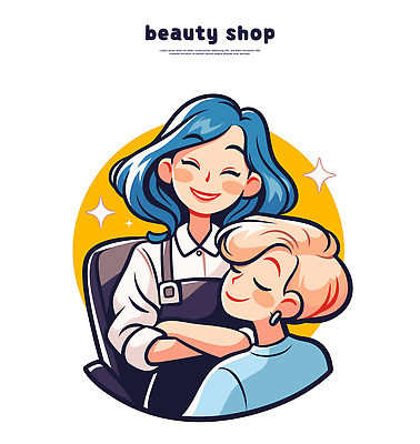 헤어스타일 남자 의자 일러스트 관리 웃음 뷰티 유행 체험 분위기 전문직 미용실 편안함 미용사 이발 고객 서비스 뷰티풀 스타일링 창의성 국내일러스트 AI파일 직업 가구 컨셉 표정 사람 감각 뷰티샵 파일형식 벡터