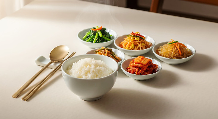 JPG 편집이미지 한식 재료 식탁 밥 아침 반찬 김치 건강 요리 식사 면류 저녁 나물 점심 집밥 편집실사 주간 음식 채소 탁자 야간 CG 파일형식