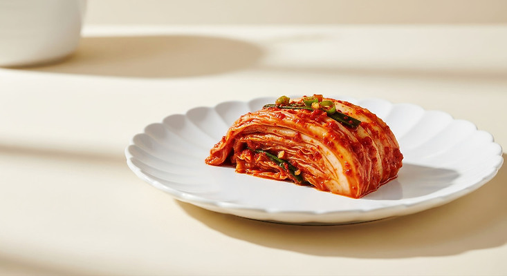 JPG 편집이미지 접시 한식 음식 채소 탁자 반찬 김치 조명 요리 식사 맛 배추김치 편집실사 식기 가구 컨셉 CG 파일형식