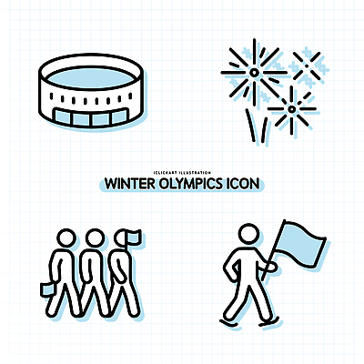 아이콘 아시아 문화 스포츠 모션 기념 불꽃놀이 이벤트 축제 경기장 깃발 즐거움 행진 2D아이콘 AI파일 감정 나라 스포츠시설 놀이 파일형식 벡터