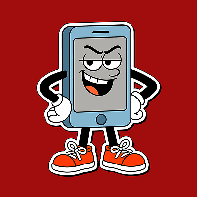 캐릭터 손 디자인 얼굴 신발 일러스트 기술 스마트폰 유행 귀여움 디지털 주황색 표현 즐거움 기능 보이스피싱 스타일 일러캐릭터 AI파일 감정 컬러 컨셉 신체부위 핸드폰 스마트기기 피싱 파일형식 벡터