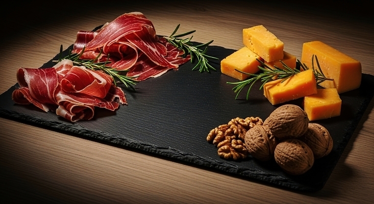 식물 음식 식재료 탁자 유제품 이벤트 감각 CG 파일형식 치즈 육류 쟁반 허브 견과류 디저트 나무탁자 파티 모임 샤브샤브 미각 핑거푸드 애피타이저 편집실사 JPG 편집이미지