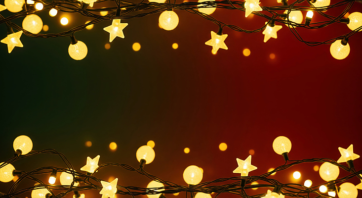 JPG 편집이미지 별 크리스마스 전구 밤하늘 조명 따뜻함 장식 빛 반짝임 축제 분위기 편안함 뷰티풀 알전구 테마 이미지편집 AI컴퓨터그래픽 AI콘텐츠 자연요소 기념일 컨셉 모션 하늘 감각 야간 파일형식