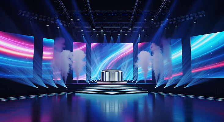 JPG 편집이미지 디자인 음악 조명 기술 스크린 공연 무대 화려 준비 공연예술 무대장치 시각효과 기획사 이미지편집 AI컴퓨터그래픽 AI콘텐츠 컨셉 회사 문화예술 이벤트 장비 파일형식 효과