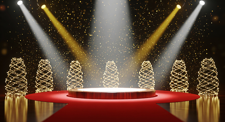 JPG 편집이미지 컬러 크리스마스 조명 이벤트 장식 빛 반짝임 축제 공연 무대 화려 중앙 초대장 뷰티풀 이미지편집 AI컴퓨터그래픽 AI콘텐츠 기념일 컨셉 모션 카드_감사 파일형식