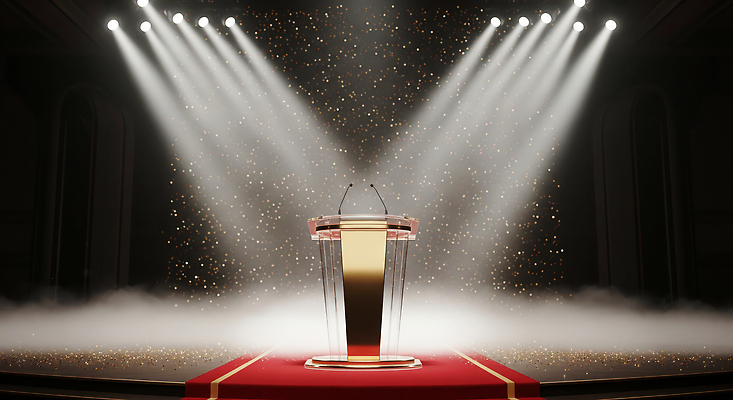 JPG 편집이미지 조명 이벤트 빛 무대 분위기 고급 준비 환영 스포트라이트 단상 이미지편집 AI컴퓨터그래픽 AI콘텐츠 컨셉 파일형식